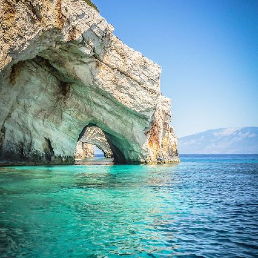 The Blue Caves, Zakynthos, Greece